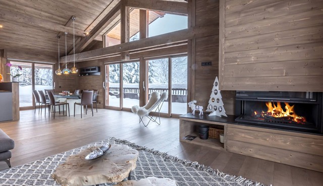 5★ Chalet in La Clusaz, 12 people, south terrace, shuttle 100m