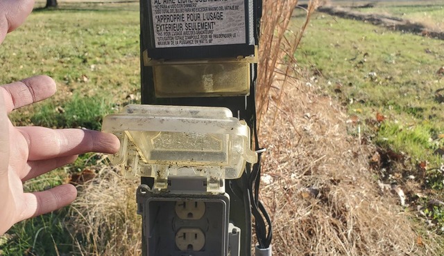 5 electric camper hookups on a beautiful private lake.