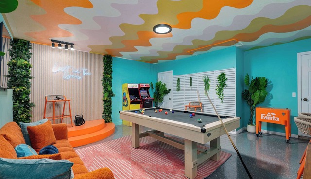 5 Mi to Beach, Game Room with Karaoke, Grill