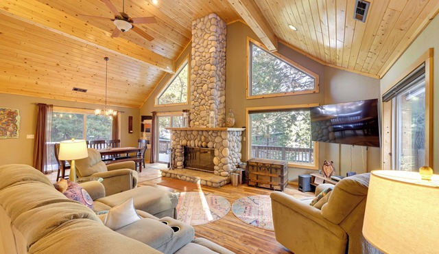 5 Mi to Dodge Ridge: Cabin in Strawberry