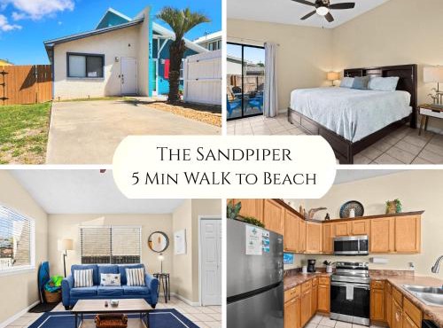 5 Min Walk to Sand - King Bed - Private Yard