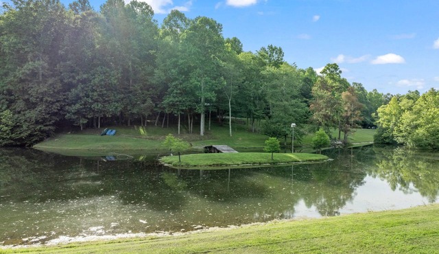 5 minutes from Burgess Falls! Fish, canoe & paddle boating on private property.