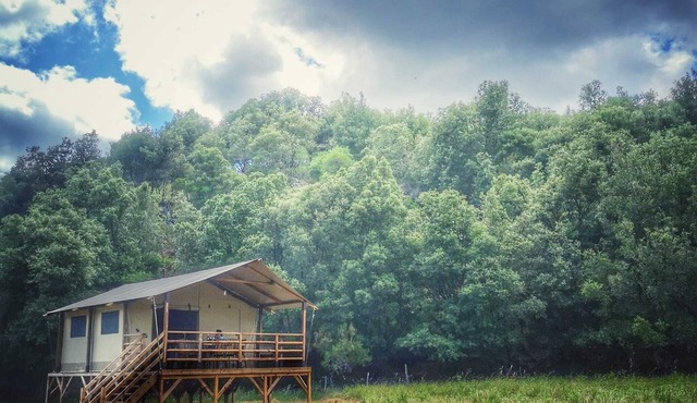 5-person lodge with mountain view - Corsica