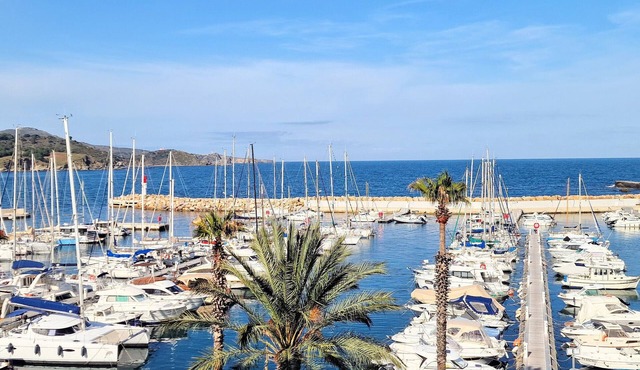 5-star apt, 4 people, sea view, cinema room, near diving