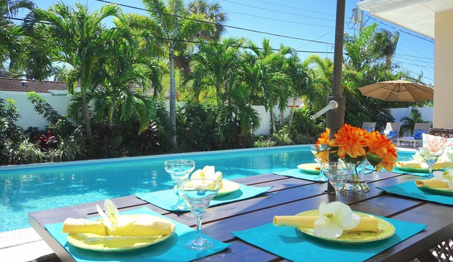 5 STAR LUXE 4 BED BEACH HOME + 40X20 HEATED POOL STEPS TO BEACH NEWLY FURNISHED!