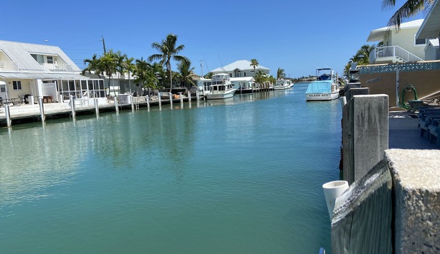 50’ dock on Vaca Cut, deep wide unlimited dockage.