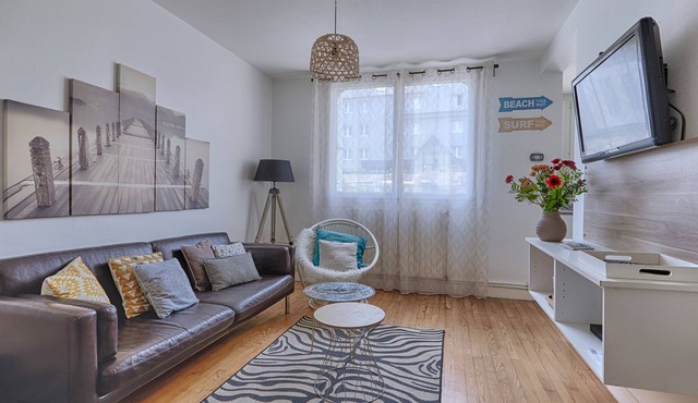 50 m² close to the Center! 2 Bedrooms Parking-Linen-Wifi provided