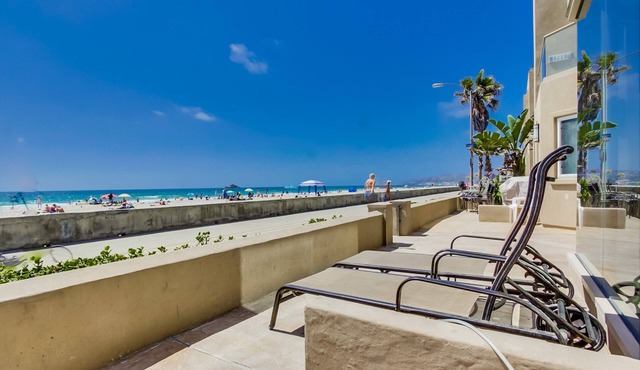 50' of Ocean Front * Exclusive Ground Level Patio * AC