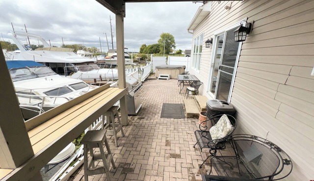 50ft Stationary House Boat with Upper Sun Deck