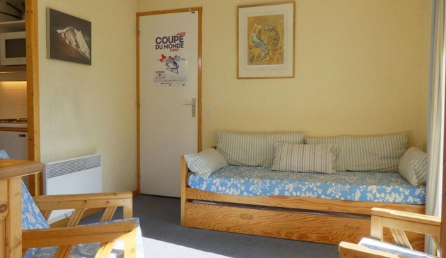 50m from ski slopes, Ground floor, balcony, 33m², Méribel-Mottaret