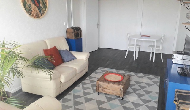 50m2 quiet top floor apartment near Zénith and Expo park