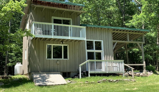 52-Acre Private Escape Rustic Cabin Steps from High Point State Park