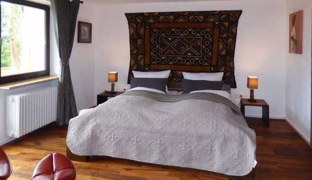 53qm große Ferienwohnung für zwei Personen im afrikanischen Stil in Böbrach