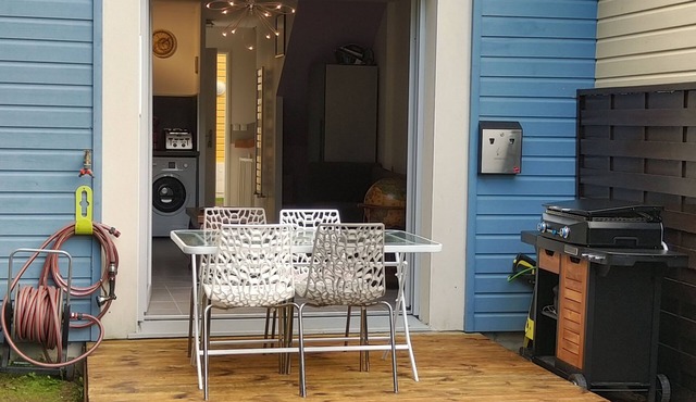 55m2 luxury house, 40m2 garden, 4m2 terrace