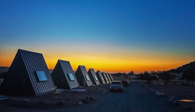#58 Star-Gazing A-Frame cabin, King Bed, Pet Friendly, Bathroom at bathhouse