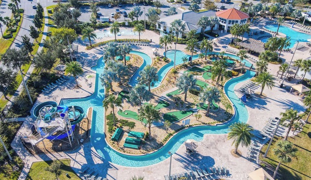🏝️ 5BR/5BA Home w/Private Pool & Spa, Themed Kids’ Rooms & Resort Water Park | Storey Lake Near Disney