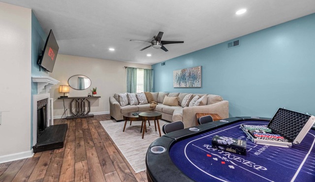 5BR Above Ground Pool Grill Foosball Fire Pit