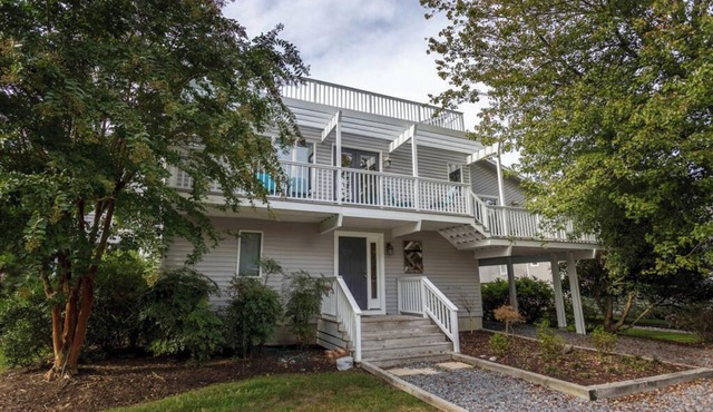 5BR Beach Home in North Shores: Private Beach, Pool, & Rooftop Deck!