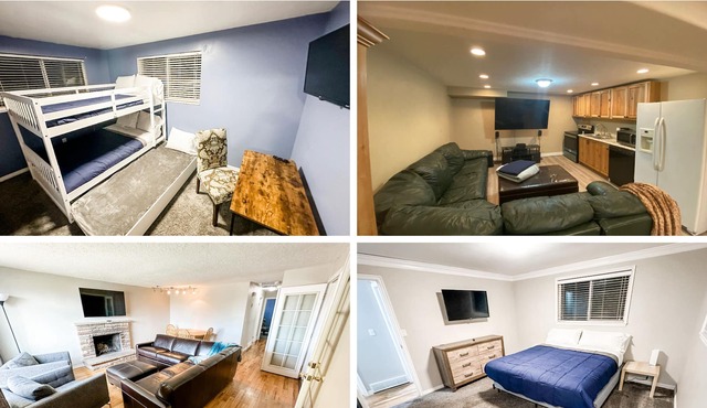 5BR Home, 2 Kitchens - Close to Lagoon & SLC