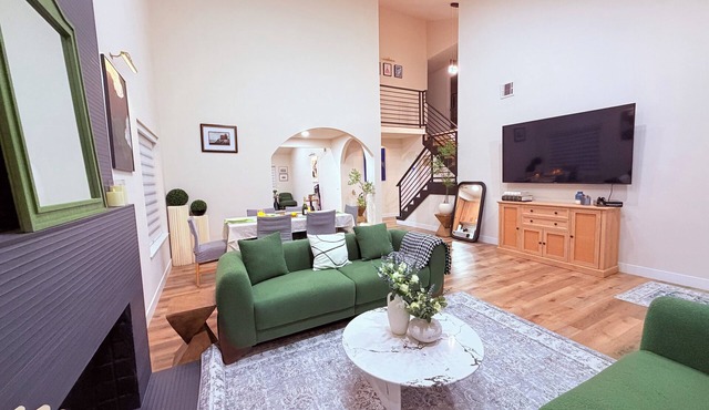 5BR Home Minutes to ONT Airport - Billiards, Fire Pit & Yoga Garden