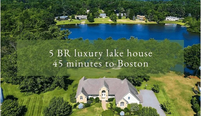 5BR Luxe Lakehouse: Gym, Spa, Bar, Garage