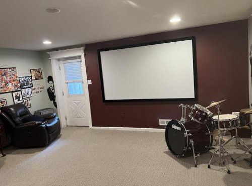 5BRwithBand&Piano setup Private Gym Theater&Entry at Cherry Hill