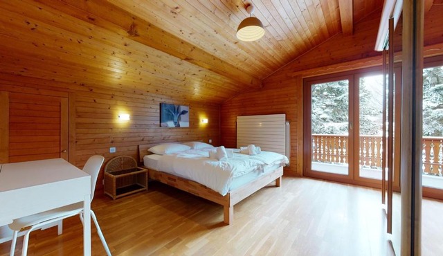 5min. from the ski slopes Crans-Montana, 2 bedrooms, covered parking
