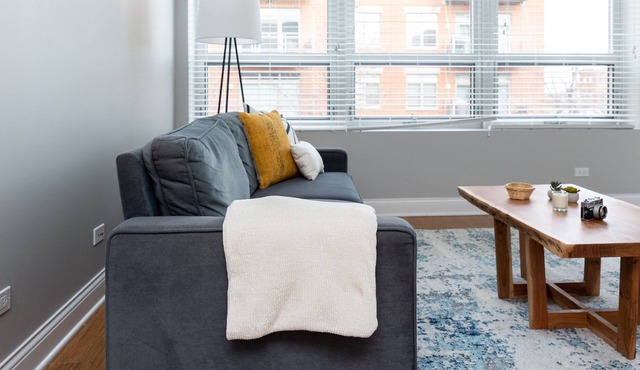 5min to Wicker, Dtown | Quiet Flat + W&D | Zencity