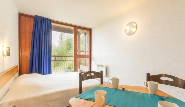 5th floor, view mountain, balcony, 28m², Les Arcs