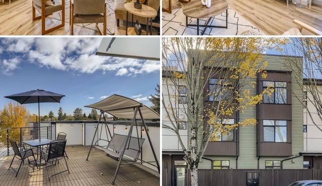 6.3miles to D.Town | AlkiBeach|Georgetown | Mall | near Airport |KingBed|Parking