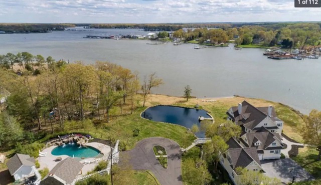 6 Acre Waterfront Estate with Pool