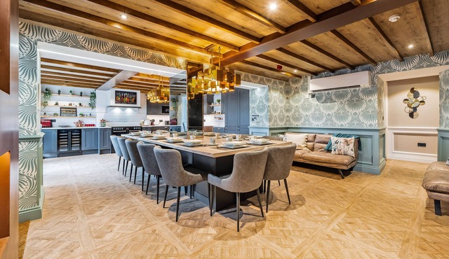 6* Luxury Private Beach Manor House with full heated swimming pool, gym & spa