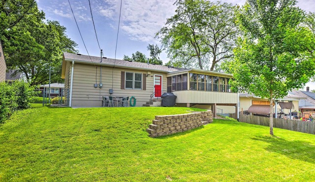 6 Mi to Old Market: Home w/BBQ-Ready Patio!