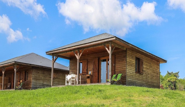 6-Person Accessible Wooden Chalet