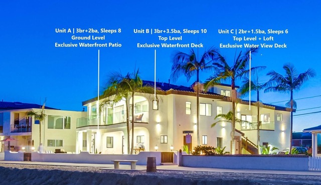 60' of Water Frontage ☆ 8bd+7ba Villa ☆ AC ☆ ❤ of MB