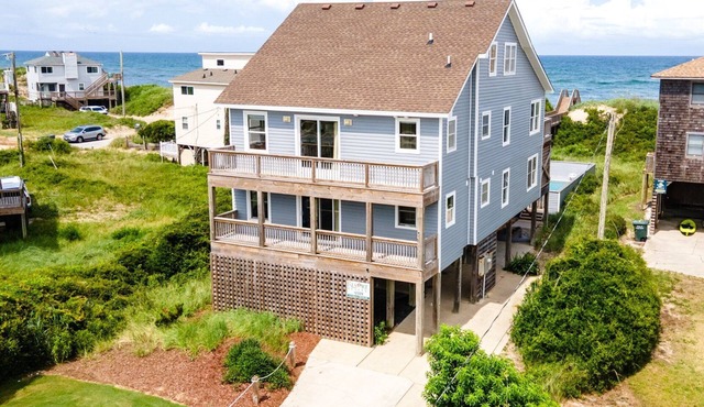 6509- Sandcastle, Charming Pet Friendly Oceanfront Nags Head Rental