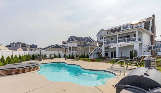 6BR/5BA custom beach home with private pool and hot tub; entertainment rooms