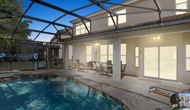 6BR Family Retreat Near Disney | Pool + Arcade + Resort Access