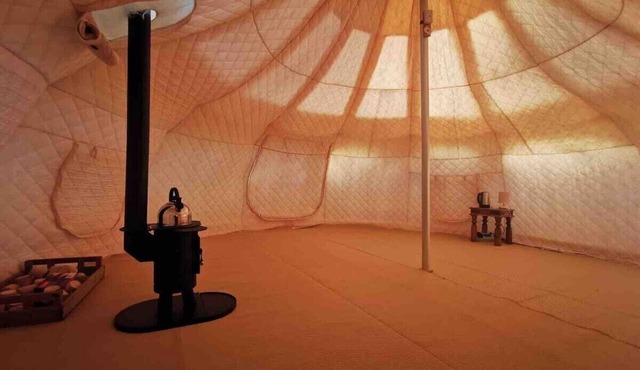 6m Unfurnished tent next to Natural pool