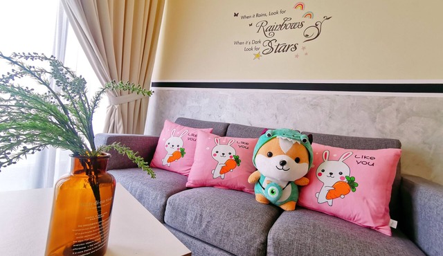 6min walking- Legoland Happy Rainbow Suite for Families 2R2B 1-8pax Max Lakeview