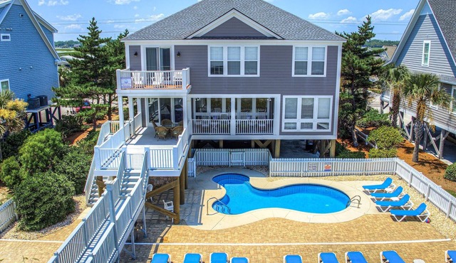 7 Bed, 7.5 Bath, Oceanfront Home, Private Pool that can be heated
