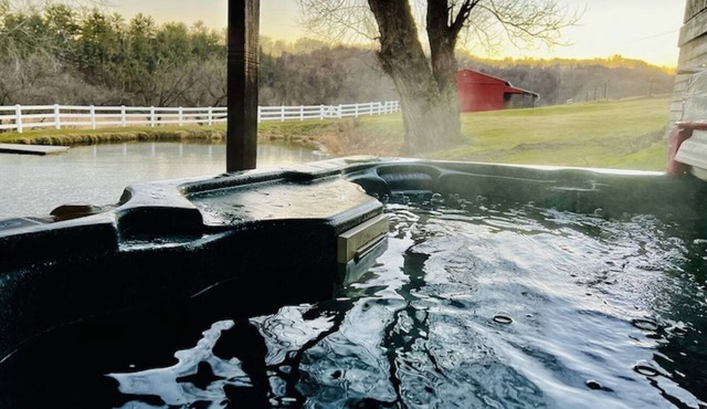 7 bedroom/3 bathroom Decorah Lodge on private Creek - SLEEPS 20