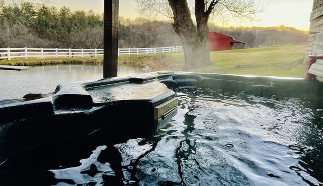 7 bedroom/3 bathroom Decorah Lodge on private Creek - SLEEPS 20