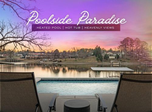 7 Bedroom Lakefront w/Heated Pool & Hot Tub