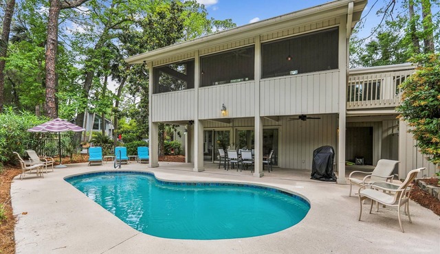7 Laughing Gull ~ Pup Friendly, 4BR Sea Pines Home Just 3 Rows from the Ocean!