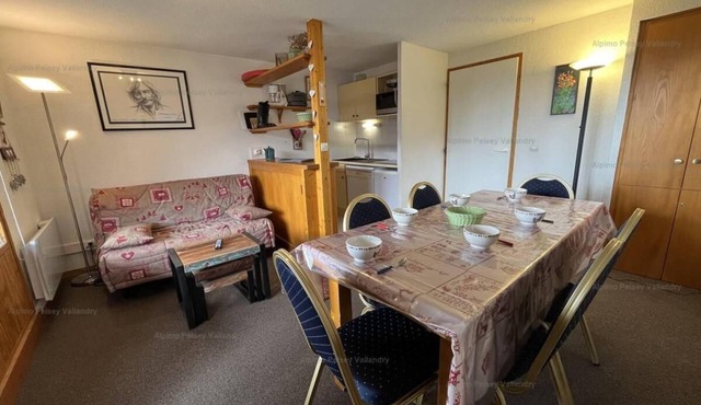 70m from ski slopes, 1st floor, balcony, tv, ski locker, 45m², Peisey-Vallandry