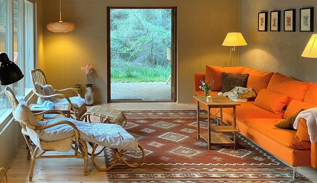 70s home in forest near Jammerland Bay