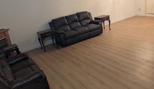 75" big screen in remodeled spacious home