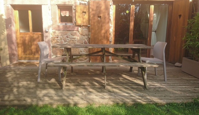 75 m² duplex with private terrace, parking between Colmar and Mulhouse