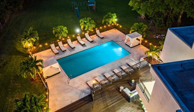 8,000 sq ft Estate with Heated Pool & Game Room